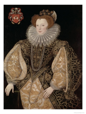 Lettice, Countess of Leicester
by George Gower, 1585 2