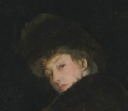 Janey, Lady Campbell
Arrangement in Black, by Whistler, 1882-4 2