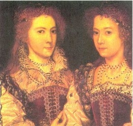 Ladies Dorothy (l) and Penelope Devereux (r) 2