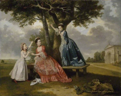 Lady Louisa, Anne and Caroline Stuart (l-r)
by Johann Zofany, 1764 2