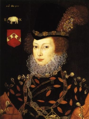 Elizabeth Knollys
by George Gower, 1577 2