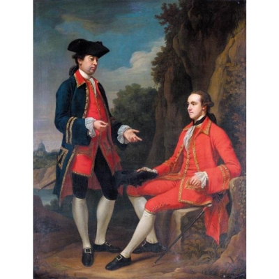 George Harry Grey, 5th Earl of Stamford (r), and
Sir Henry Mainwaring, 4th Bt. (l) 2