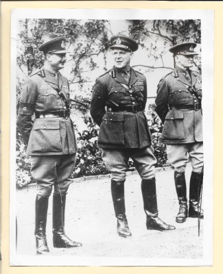 Duke of Gloucester, General Gort and General Brownrigg, 1939 (l-r) 2
