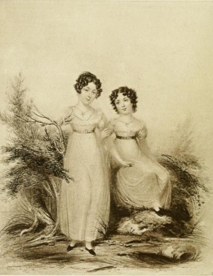 Charlotte Marie and Louise Marie de Bourbon (l-r) 2