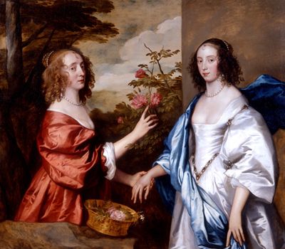 Lady Anne (r) and Lady Essex Rich (l)
by Anthony Van Dyck 2