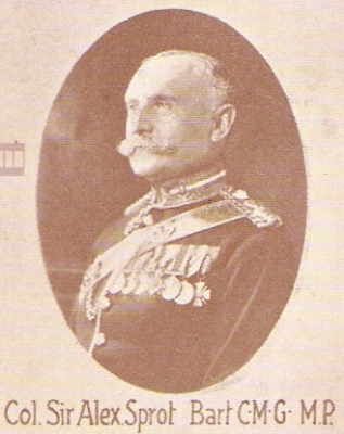 Colonel Sr Alex Sprot, 1st Bt. 1