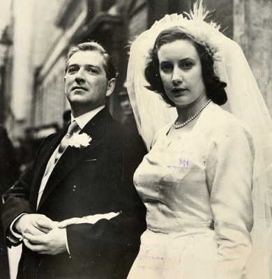 Giles Romilyy and his bride,
Mary, March 1949 1