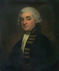 Rear-Admiral Sir Joshua Rowley, 1st Bt.
by George Romney, 1787 2