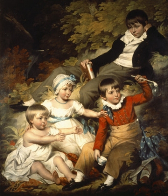 Archer, Frances, Thomas and Thomas Elmsley (l-r)
by John James Halls, 1803 2