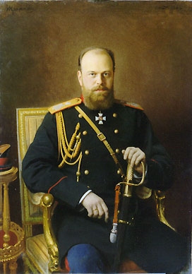 Alexander III, Tsar of Russia
Oil on canvas by Ivan Kramski, 18862