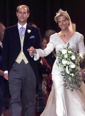 HRH Prince Edward amd Sophie Rhys-Jones
Marriage, 19 June 19992