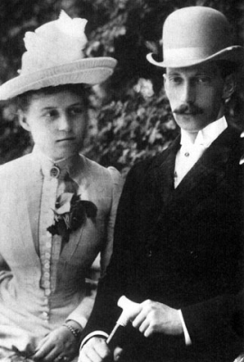 Princess Alexandra of Greece and Denmark
and Paul Romanov, Grand Duke of Russia 1