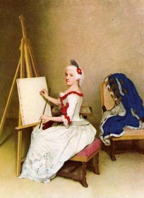 Caroline Luise von hessen-Darmstadt
by Jean Etienne Liotard, 1745 2