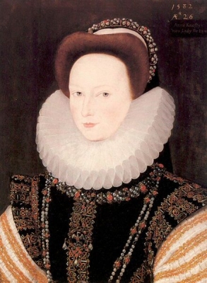 Anne, Lady West
by Robert Peake the elder, 1582 2