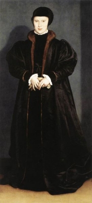 Princess Christina of Denmark, Duchess of Milan
Oil on canvas by Hand Holbein the Younger, 15382