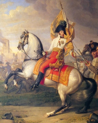 Archduke Charles, Duke of Teschen
At Battle of Asspern-Essling, 21-22 May 18092