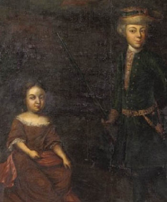Heinrich XII Graf Reuss zu Schleiz
and his sister, Johaness 2