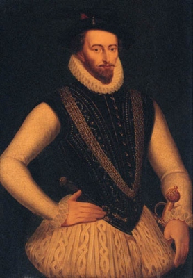 Sir Walter Raleigh
by Marcus Gheeraerts the younger, 1595 2