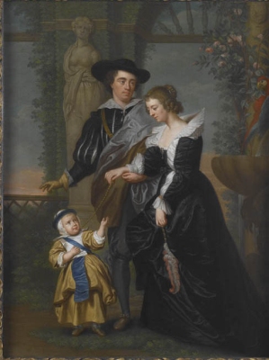 Charles Churchill
and his wife, Maria and his son Charles 1