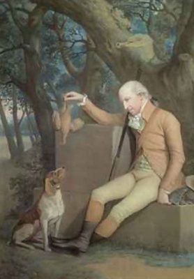 Horatio Mann and his hound
by Hugh Douglas Hamilton 2