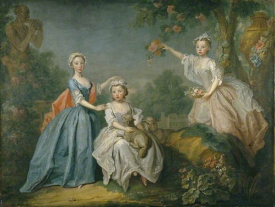 Elizabeth, Jane and Juliana Noel
by Bartholomew Dandridge, 1740 2