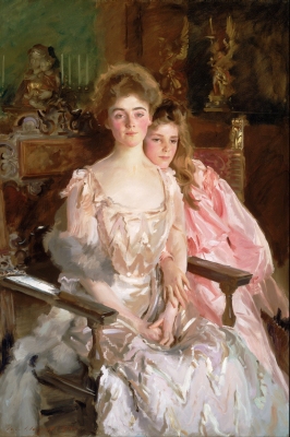 Mrs Fisker Warren and her daughter, Rachel
by John Singer Sargent, 1903 2