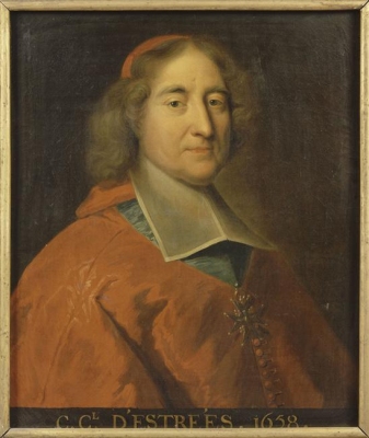 Cardinal Cesar d'Estrées
by François de Troy 1