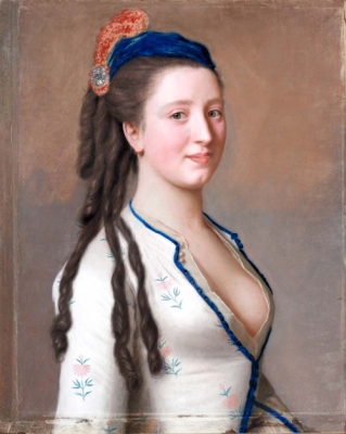 Catherine, Baroness Brooke of Towton
by Etienne Liotard, 1753 2