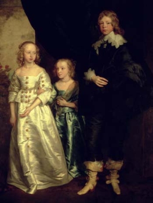 Anne, Arabella and William Wentworth (l-r)
by Anthony van Dyck, 1642 2