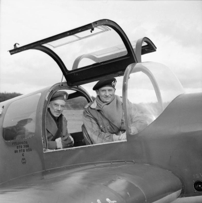 General Sir John Burnett-Stuart and Field Marshal Montgomery (l-r), 1945 2