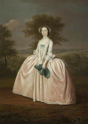 Mrs Mary du Cane
by Arthur Devis, 1747 2