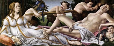 Giuliano de Medici and Simonetta Cattaneo ('Venus and Mars')
by Sandro Botticelli 2