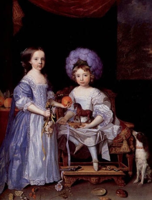 James and Catherine Cecil
by John Michael Wright, 1669 2