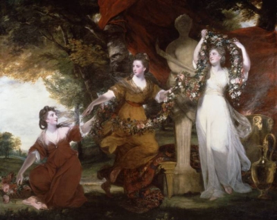 Barbara, Elizabeth and Anne Montgomery (l-r)
Three Ladies Adorning a Term of Hymen
by Sir Joshua Reynolds, 1773 2