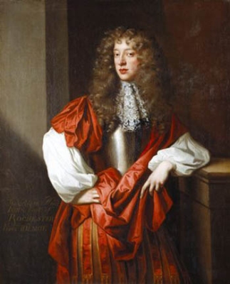 John Wilmot, 2nd Earl of Rochester
by Sir Peter Lely 1