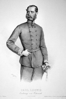 Karl Ludwig, Archduke of Austria
Lithograph by Joseph Kriehuber, 1862 3