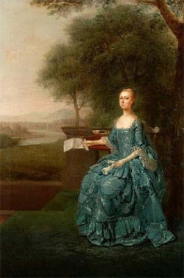 Mrs Anne Streatfeild
by Arthur Devis, 1756 2